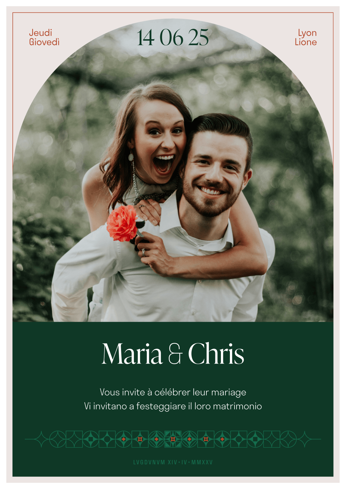 Wedding invitation